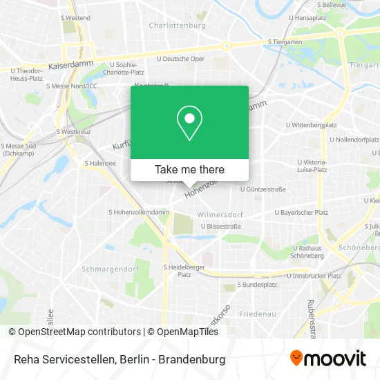 Карта Reha Servicestellen