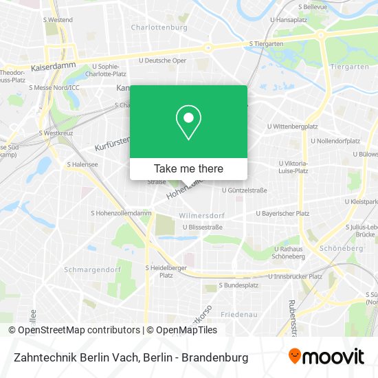 Zahntechnik Berlin Vach map
