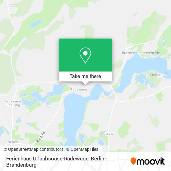 Ferienhaus Urlaubsoase-Radewege map