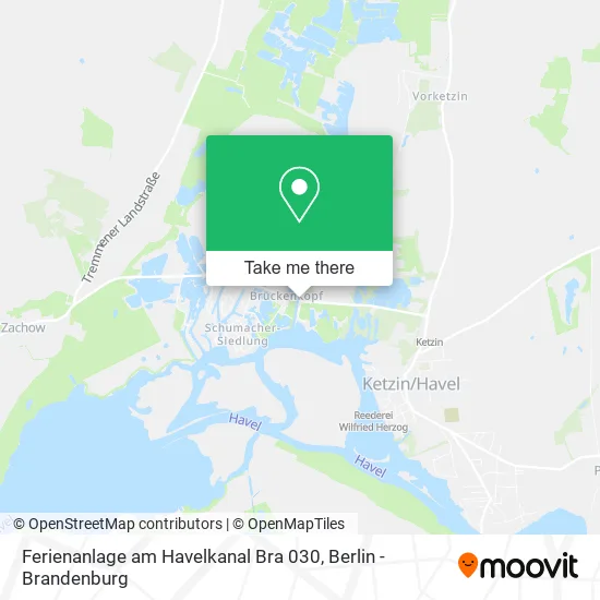 Карта Ferienanlage am Havelkanal Bra 030