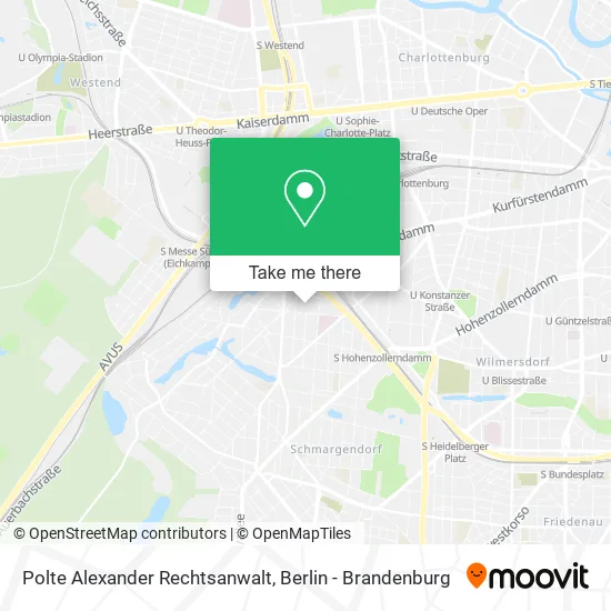 Карта Polte Alexander Rechtsanwalt