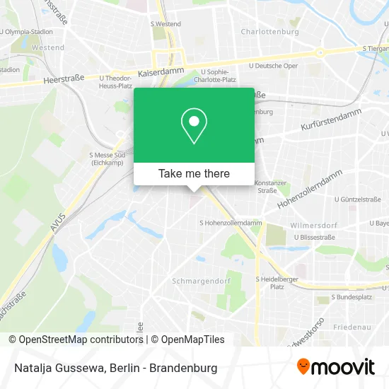 Natalja Gussewa map