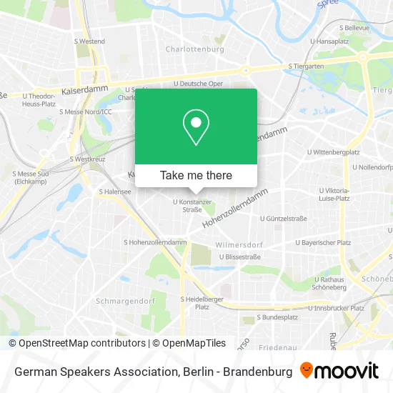 Карта German Speakers Association