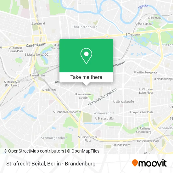 Strafrecht Beital map