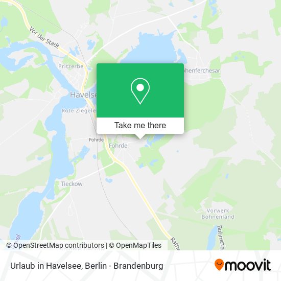 Urlaub in Havelsee map