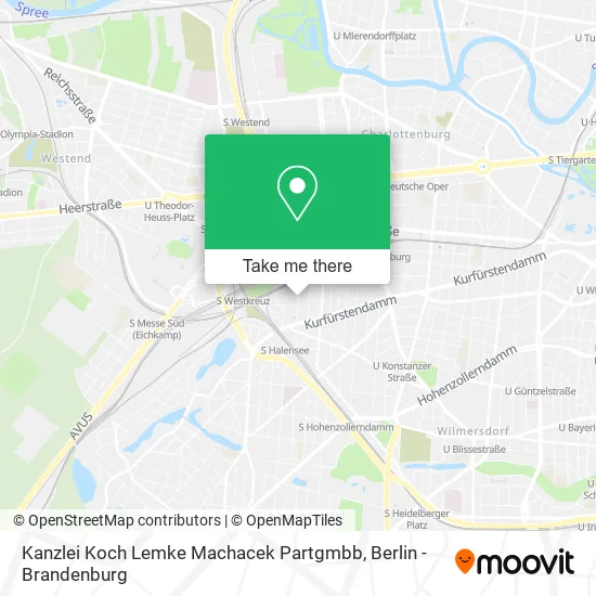 Карта Kanzlei Koch Lemke Machacek Partgmbb