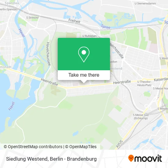 Карта Siedlung Westend