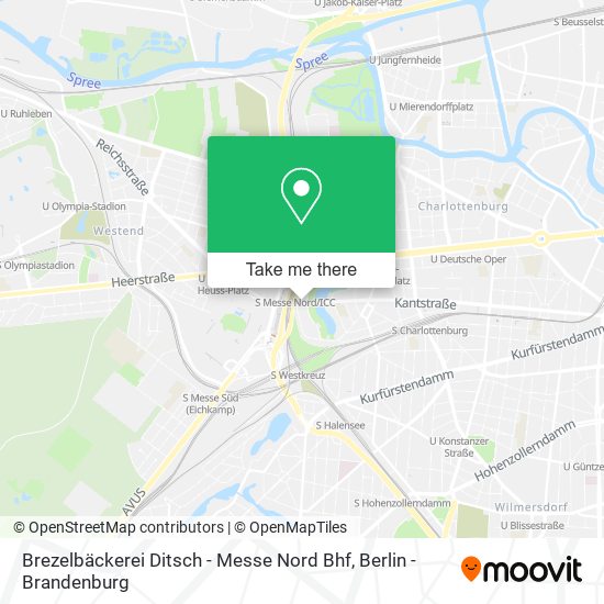 Brezelbäckerei Ditsch - Messe Nord Bhf map