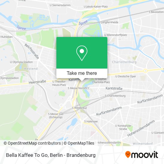 Bella Kaffee To Go map