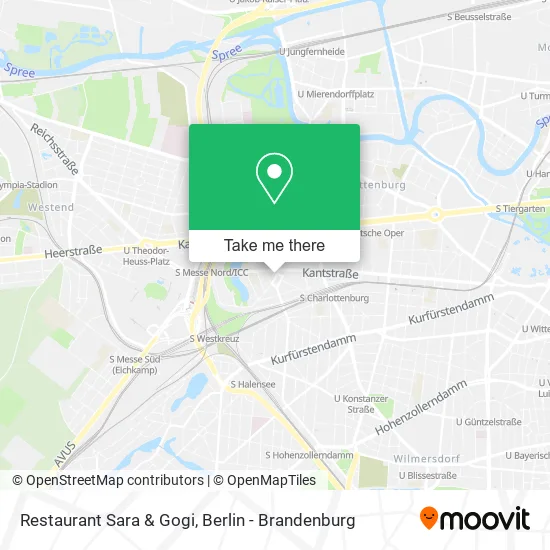 Restaurant Sara & Gogi map