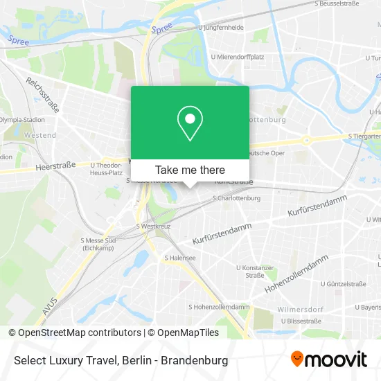 Select Luxury Travel map