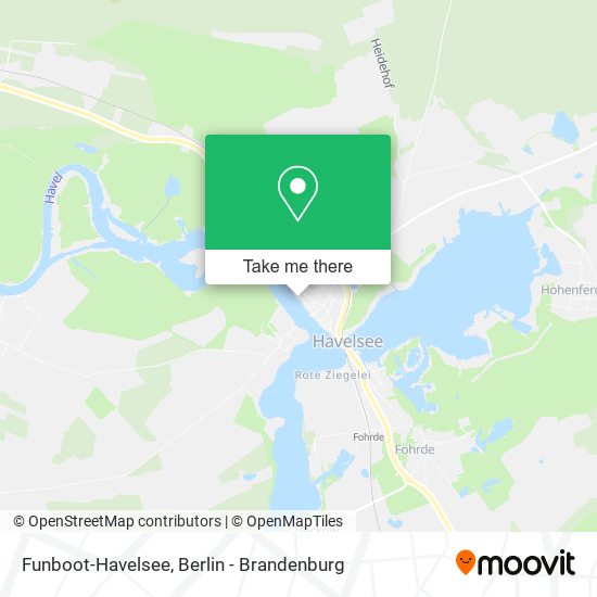 Funboot-Havelsee map