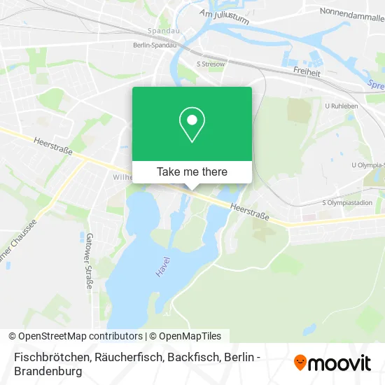 Карта Fischbrötchen, Räucherfisch, Backfisch