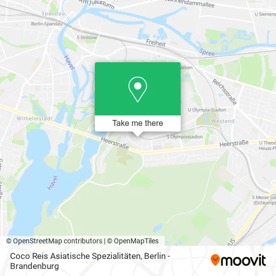 Карта Coco Reis Asiatische Spezialitäten