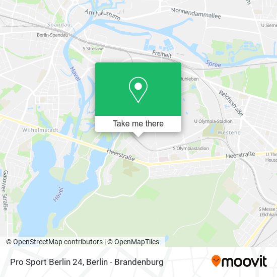 Pro Sport Berlin 24 map