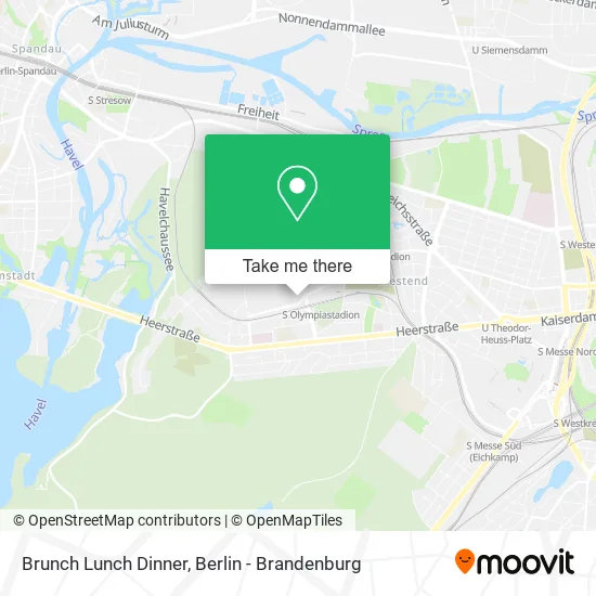 Brunch Lunch Dinner map