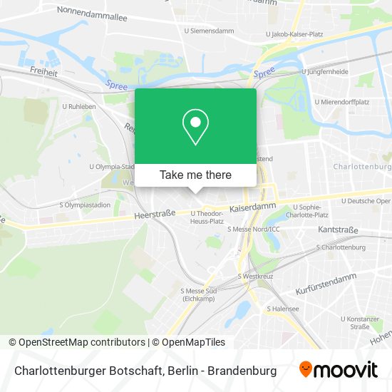 Charlottenburger Botschaft map