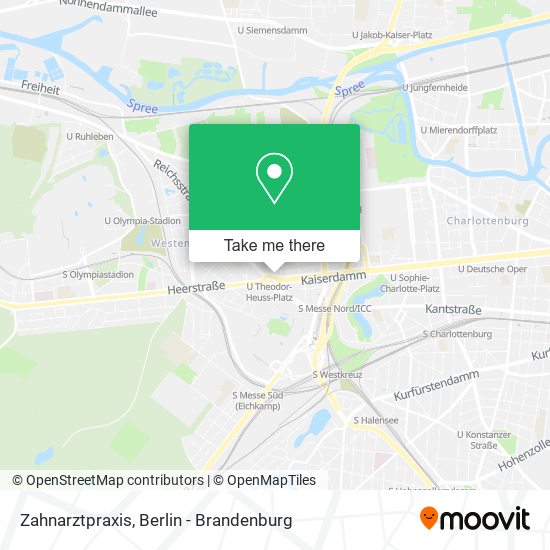 Zahnarztpraxis map