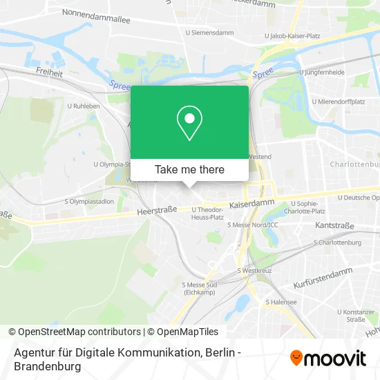 Карта Agentur für Digitale Kommunikation