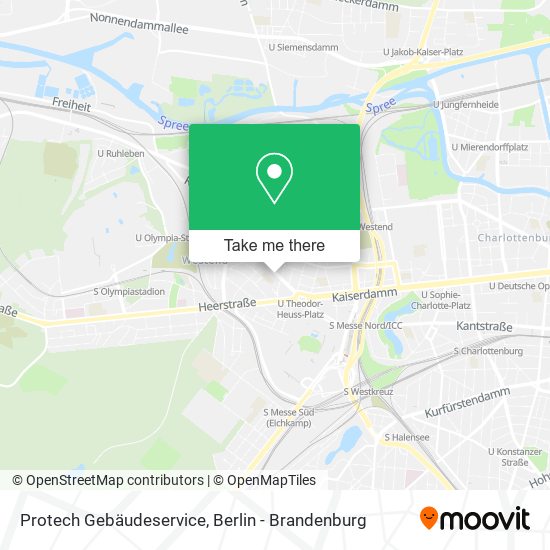 Protech Gebäudeservice map