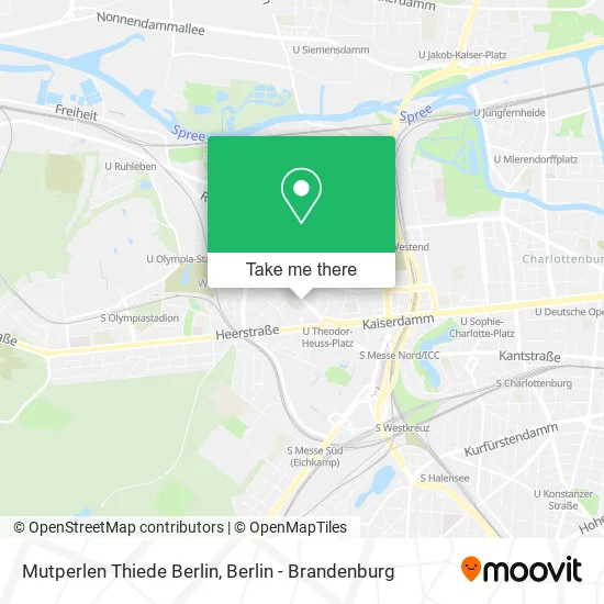 Карта Mutperlen Thiede Berlin