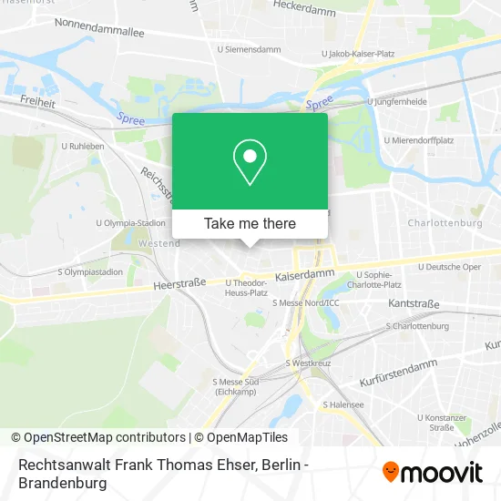 Карта Rechtsanwalt Frank Thomas Ehser