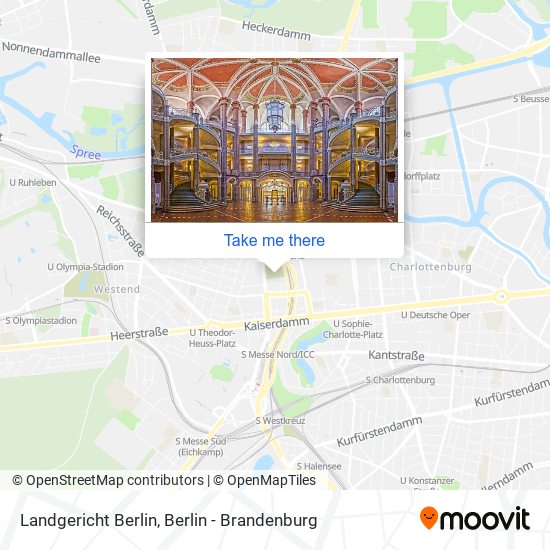 Карта Landgericht Berlin