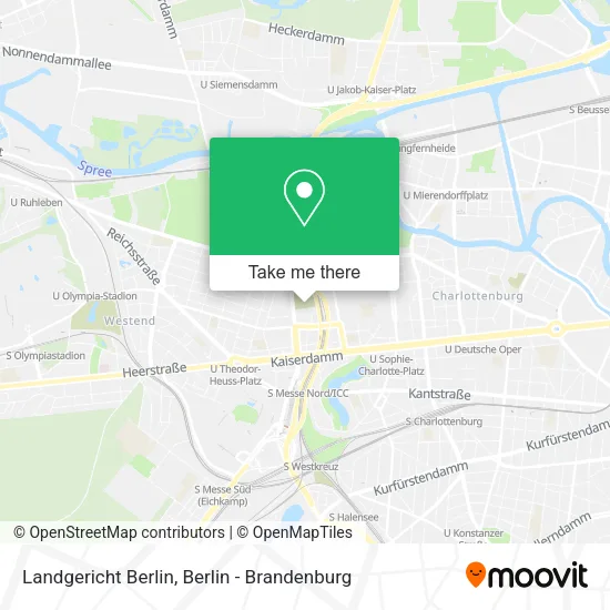 Карта Landgericht Berlin
