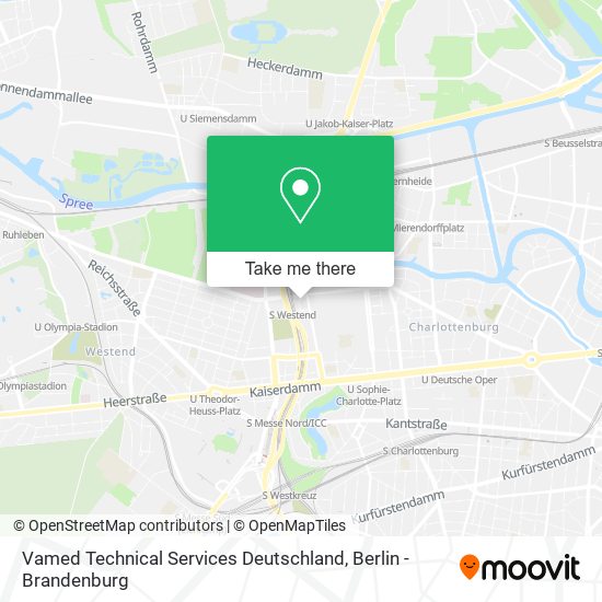 Vamed Technical Services Deutschland map