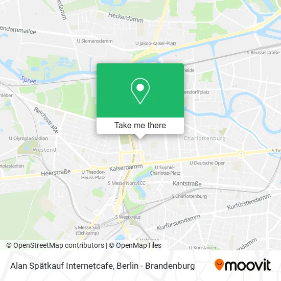 Карта Alan Spätkauf Internetcafe