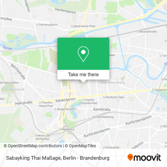 Карта Sabayking Thai Maßage