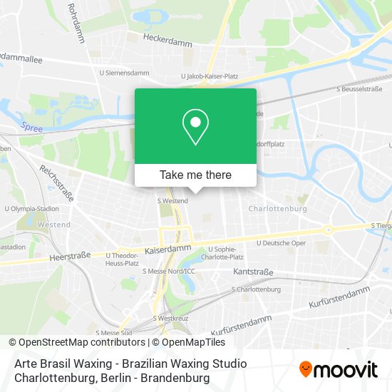 Arte Brasil Waxing - Brazilian Waxing Studio Charlottenburg map