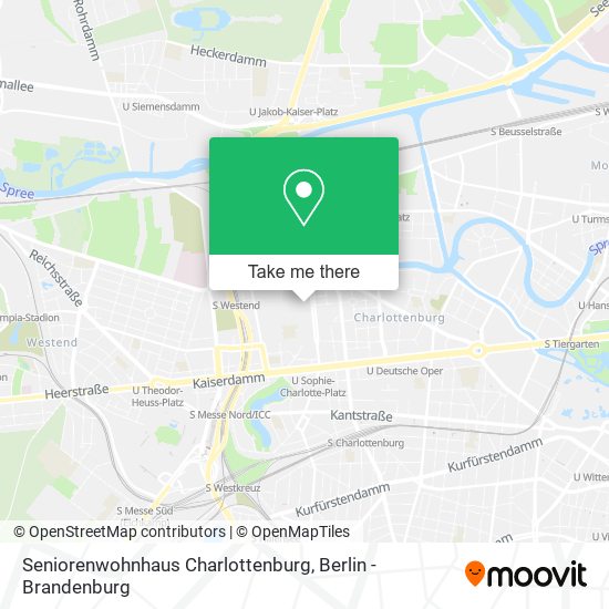Seniorenwohnhaus Charlottenburg map