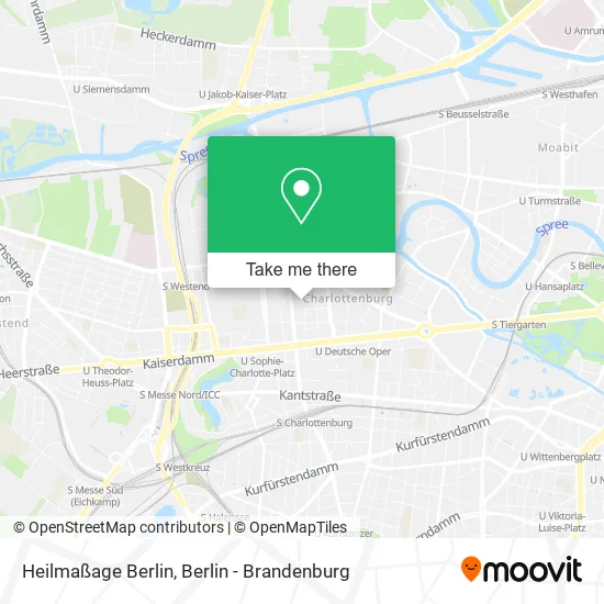 Карта Heilmaßage Berlin