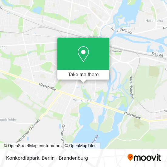 Konkordiapark map