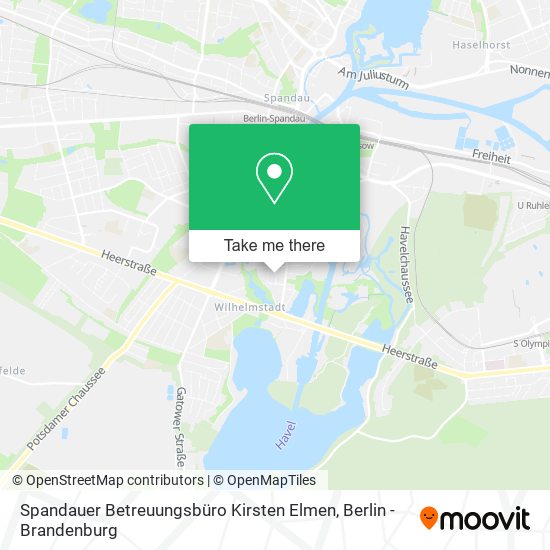 Spandauer Betreuungsbüro Kirsten Elmen map