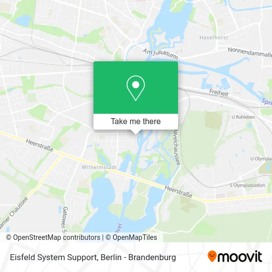 Eisfeld System Support map