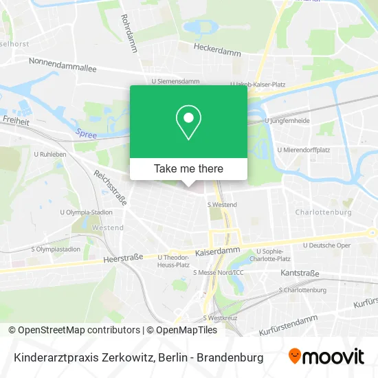 Карта Kinderarztpraxis Zerkowitz