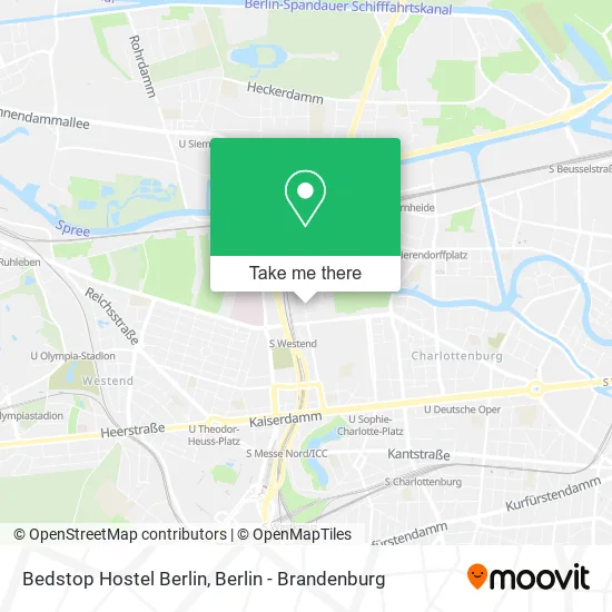 Карта Bedstop Hostel Berlin