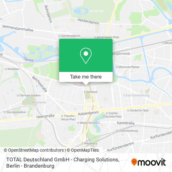 TOTAL Deutschland GmbH - Charging Solutions map