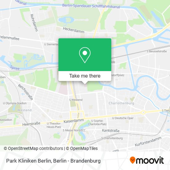 Park Kliniken Berlin map