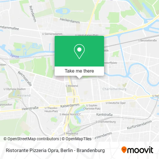 Ristorante Pizzeria Opra map