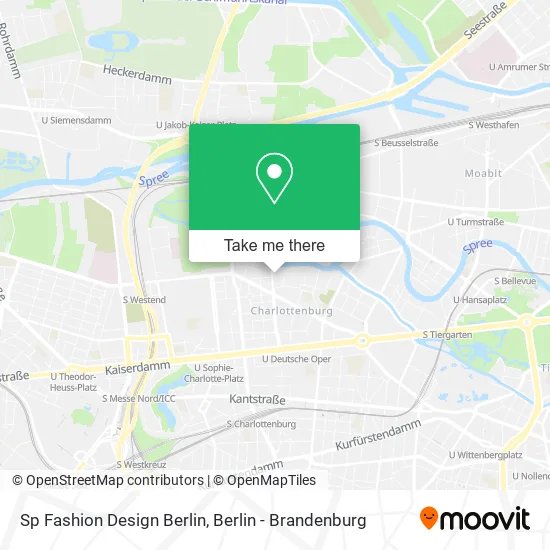 Sp Fashion Design Berlin map