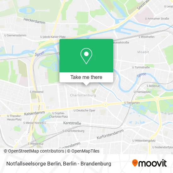 Карта Notfallseelsorge Berlin