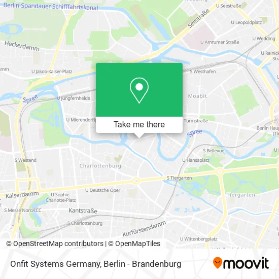Карта Onfit Systems Germany