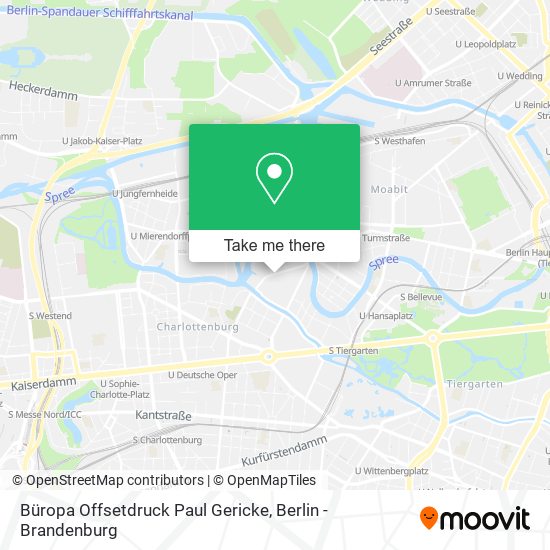 Büropa Offsetdruck Paul Gericke map