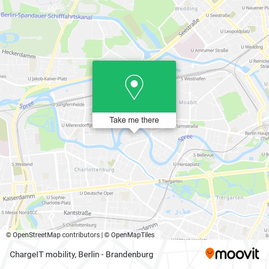 ChargeIT mobility map