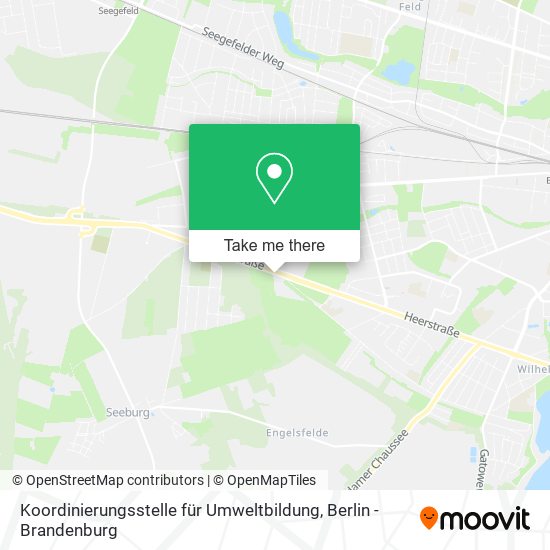 Карта Koordinierungsstelle für Umweltbildung