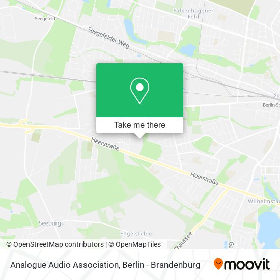 Analogue Audio Association map