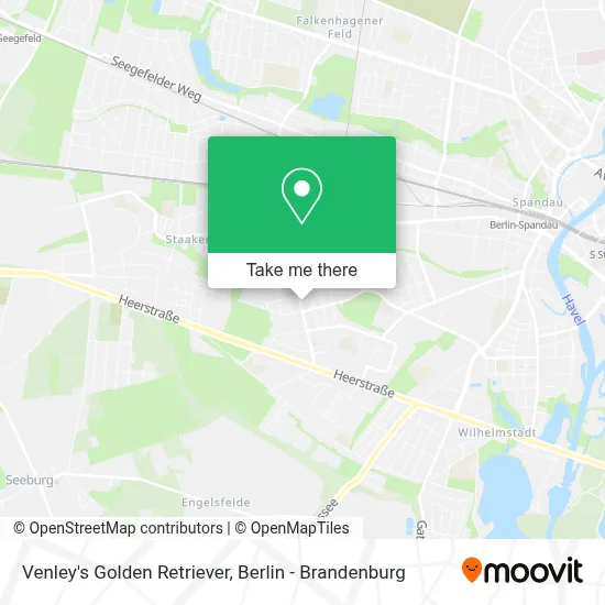 Venley's Golden Retriever map